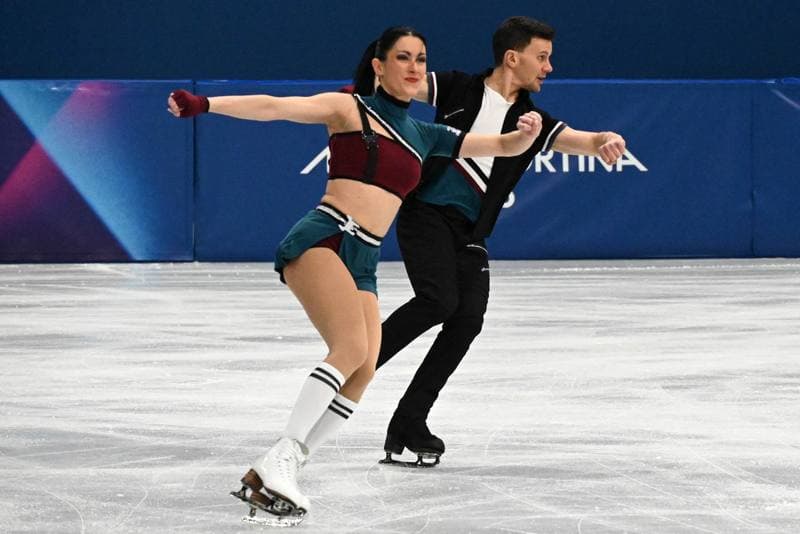 Figure Skating. Olympic Winter Games Milano-Cortina 2026. Dovhal Sofia - Lulesza Wiktor. 06.02.2026