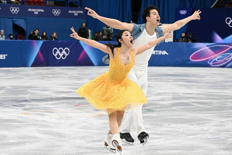 Figure Skating. Olympic Winter Games Milano-Cortina 2026. Dovhal Sofia - Lulesza Wiktor. 06.02.2026