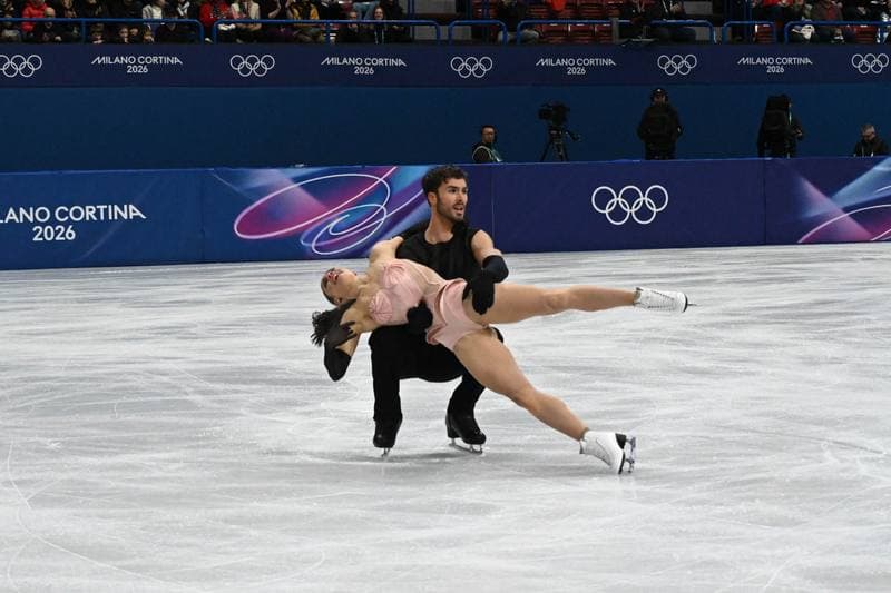 Figure Skating. Olympic Winter Games Milano-Cortina 2026. Dovhal Sofia - Lulesza Wiktor. 06.02.2026