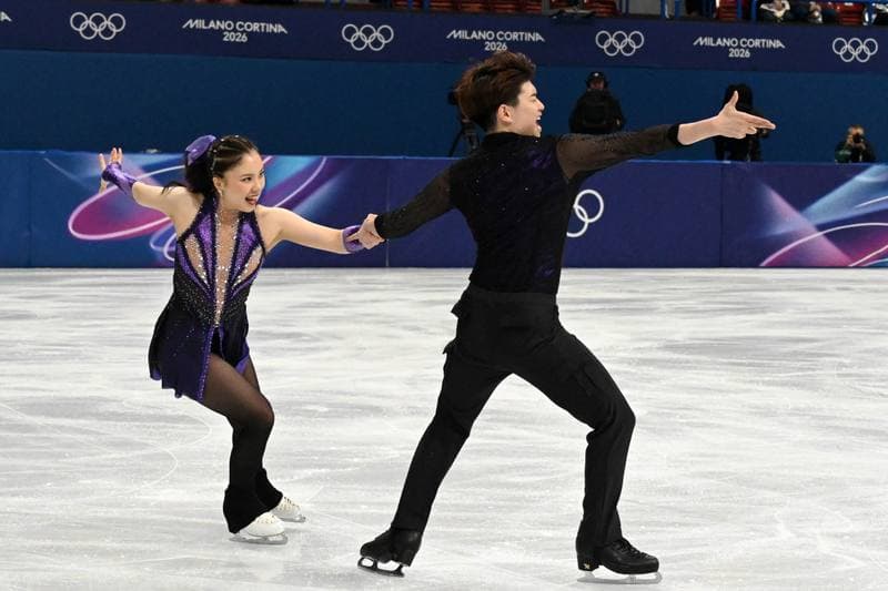 Figure Skating. Olympic Winter Games Milano-Cortina 2026. Dovhal Sofia - Lulesza Wiktor. 06.02.2026