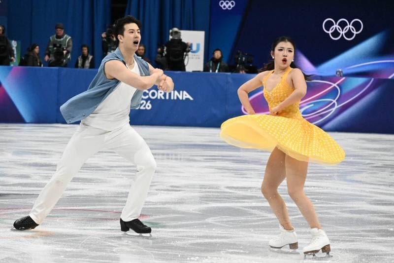 Figure Skating. Olympic Winter Games Milano-Cortina 2026. Dovhal Sofia - Lulesza Wiktor. 06.02.2026