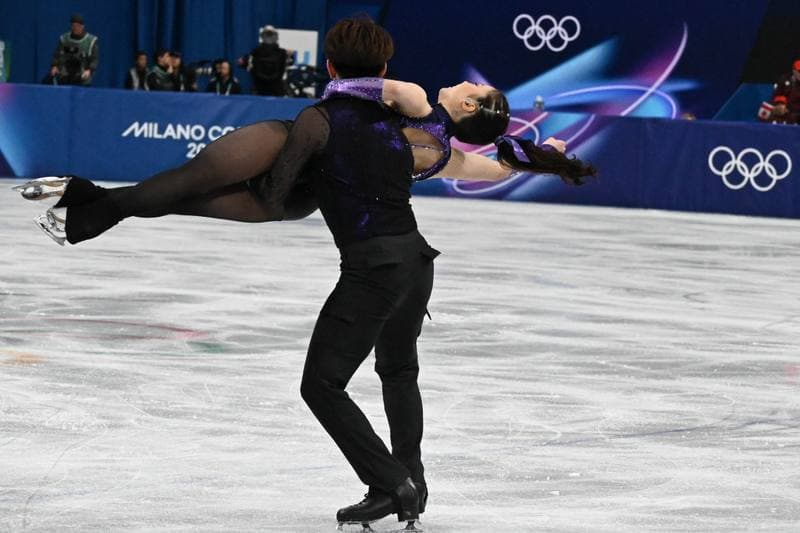 Figure Skating. Olympic Winter Games Milano-Cortina 2026. Dovhal Sofia - Lulesza Wiktor. 06.02.2026