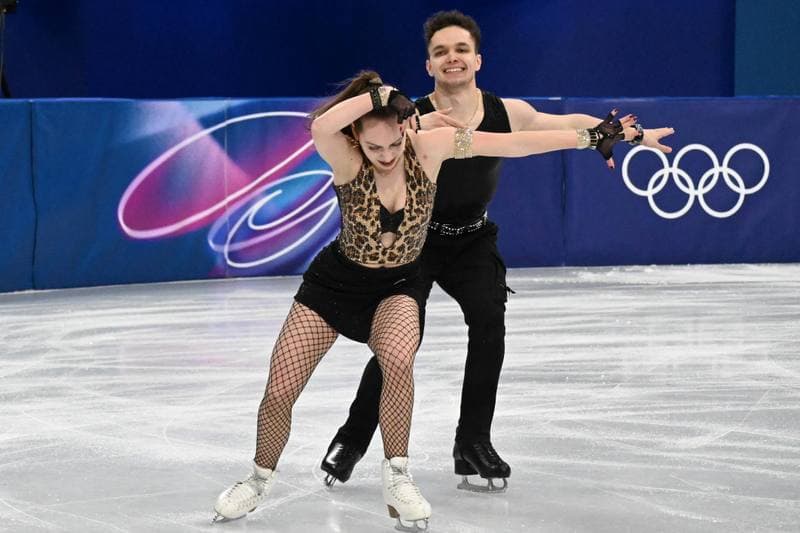 Figure Skating. Olympic Winter Games Milano-Cortina 2026. Dovhal Sofia - Lulesza Wiktor. 06.02.2026