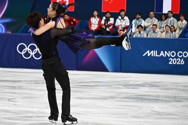 Figure Skating. Olympic Winter Games Milano-Cortina 2026. Dovhal Sofia - Lulesza Wiktor. 06.02.2026