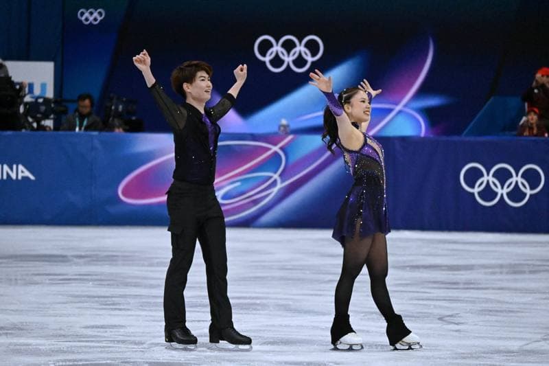 Figure Skating. Olympic Winter Games Milano-Cortina 2026. Dovhal Sofia - Lulesza Wiktor. 06.02.2026