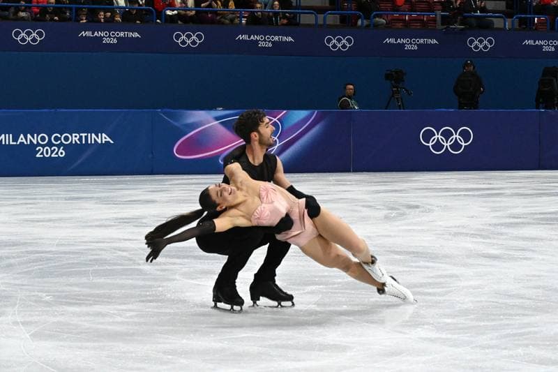 Figure Skating. Olympic Winter Games Milano-Cortina 2026. Dovhal Sofia - Lulesza Wiktor. 06.02.2026