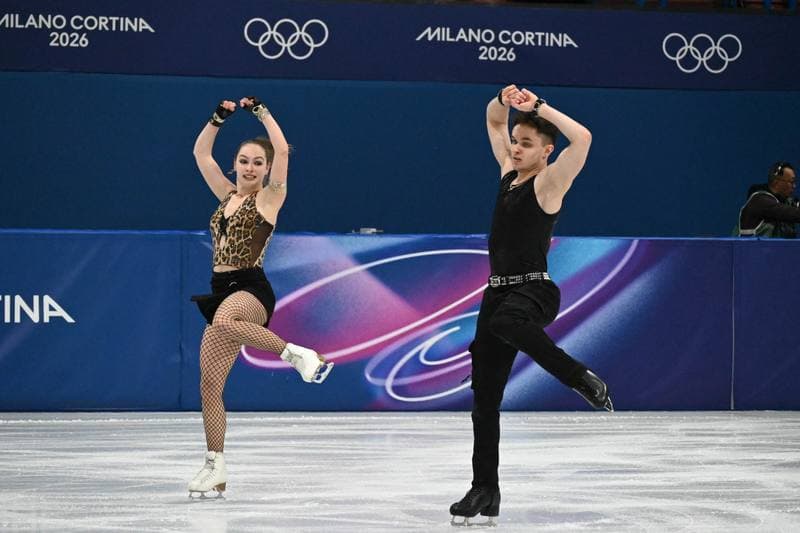 Figure Skating. Olympic Winter Games Milano-Cortina 2026. Dovhal Sofia - Lulesza Wiktor. 06.02.2026