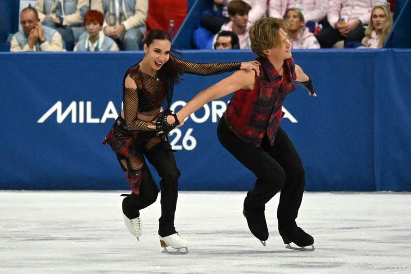 Figure Skating. Olympic Winter Games Milano-Cortina 2026. Dovhal Sofia - Lulesza Wiktor. 06.02.2026