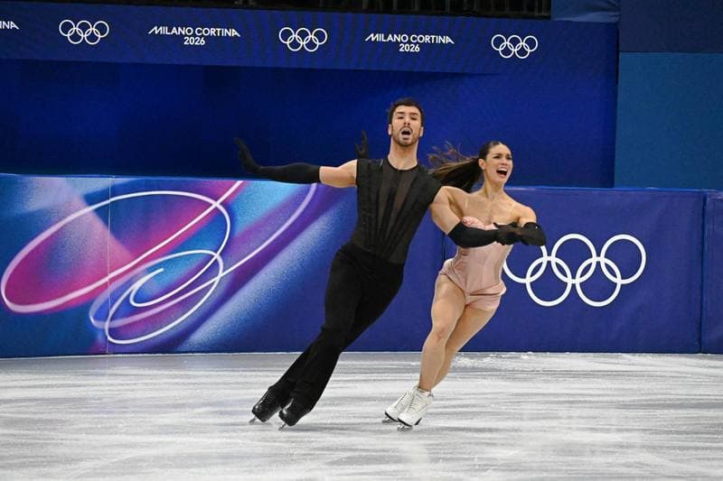 Figure Skating. Olympic Winter Games Milano-Cortina 2026. Dovhal Sofia - Lulesza Wiktor. 06.02.2026