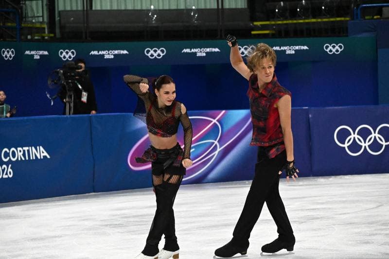 Figure Skating. Olympic Winter Games Milano-Cortina 2026. Dovhal Sofia - Lulesza Wiktor. 06.02.2026