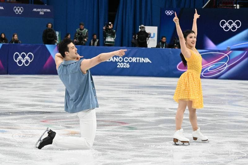 Figure Skating. Olympic Winter Games Milano-Cortina 2026. Dovhal Sofia - Lulesza Wiktor. 06.02.2026