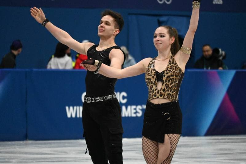 Figure Skating. Olympic Winter Games Milano-Cortina 2026. Dovhal Sofia - Lulesza Wiktor. 06.02.2026
