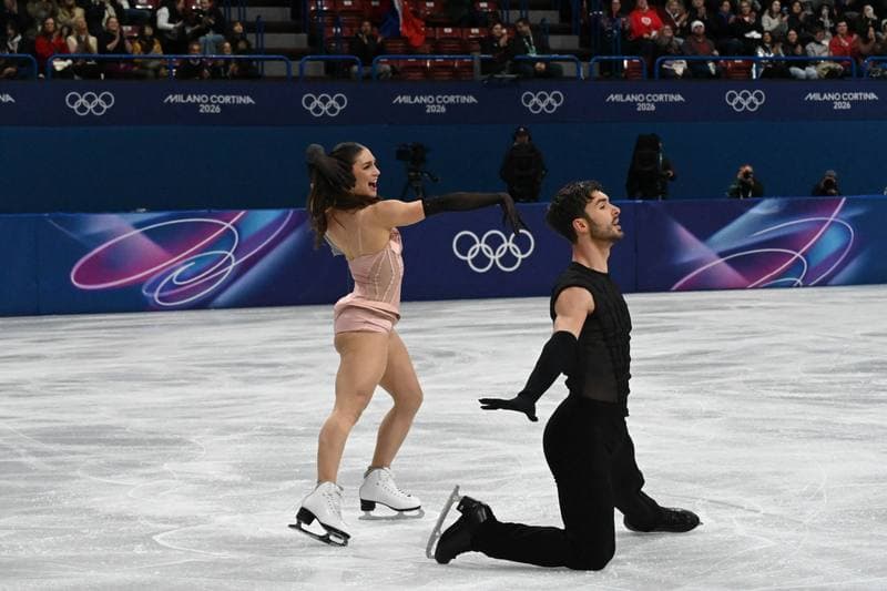 Figure Skating. Olympic Winter Games Milano-Cortina 2026. Dovhal Sofia - Lulesza Wiktor. 06.02.2026