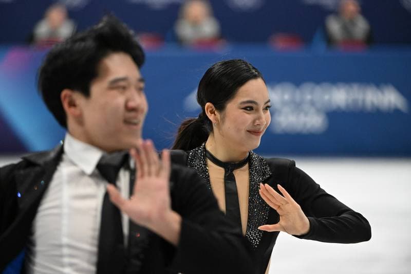 Figure Skating. Olympic Winter Games Milano-Cortina 2026. Dovhal Sofia - Lulesza Wiktor. 06.02.2026
