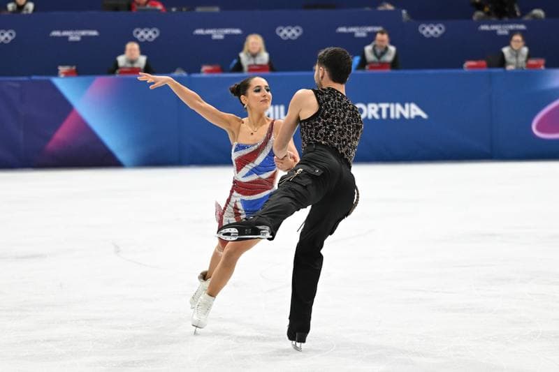 Figure Skating. Olympic Winter Games Milano-Cortina 2026. Dovhal Sofia - Lulesza Wiktor. 06.02.2026