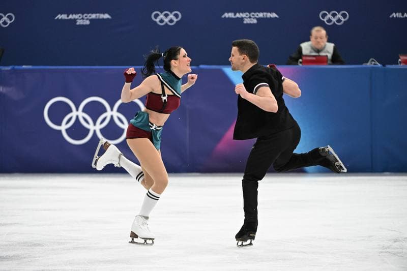 Figure Skating. Olympic Winter Games Milano-Cortina 2026. Dovhal Sofia - Lulesza Wiktor. 06.02.2026