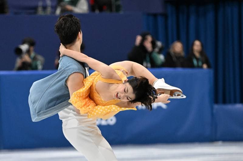 Figure Skating. Olympic Winter Games Milano-Cortina 2026. Dovhal Sofia - Lulesza Wiktor. 06.02.2026
