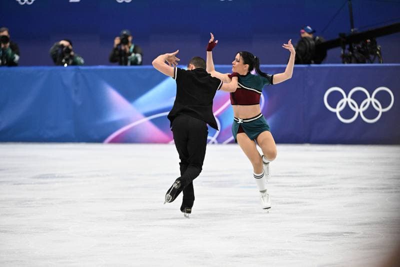 Figure Skating. Olympic Winter Games Milano-Cortina 2026. Dovhal Sofia - Lulesza Wiktor. 06.02.2026