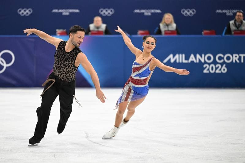 Figure Skating. Olympic Winter Games Milano-Cortina 2026. Dovhal Sofia - Lulesza Wiktor. 06.02.2026