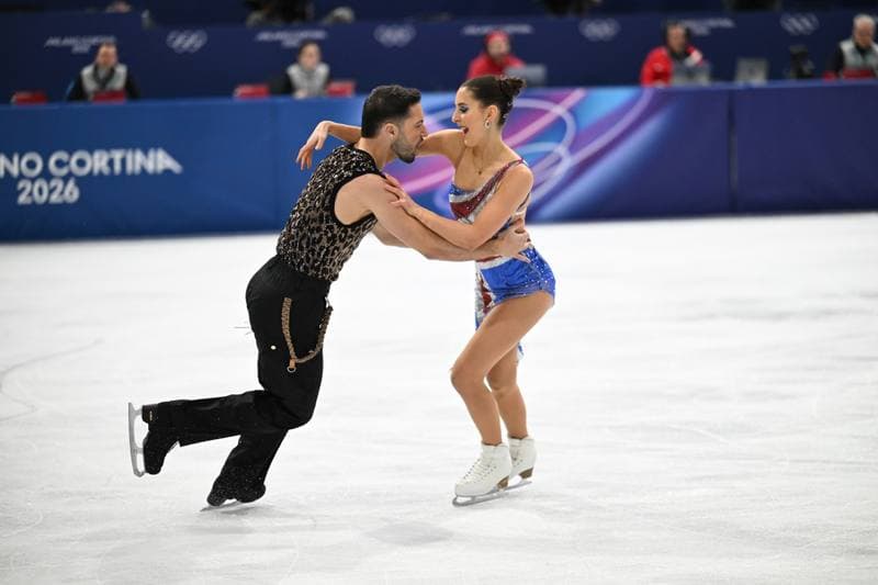 Figure Skating. Olympic Winter Games Milano-Cortina 2026. Dovhal Sofia - Lulesza Wiktor. 06.02.2026