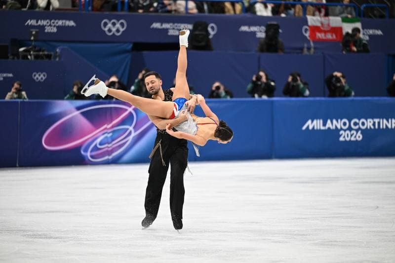 Figure Skating. Olympic Winter Games Milano-Cortina 2026. Dovhal Sofia - Lulesza Wiktor. 06.02.2026