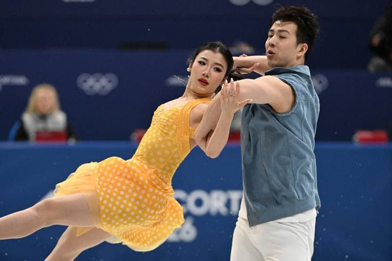 Figure Skating. Olympic Winter Games Milano-Cortina 2026. Dovhal Sofia - Lulesza Wiktor. 06.02.2026