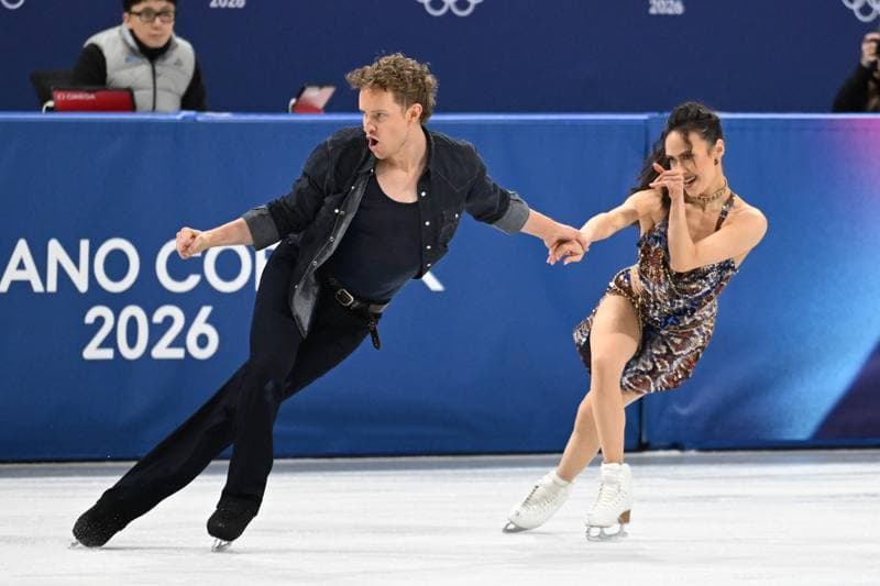 Figure Skating. Olympic Winter Games Milano-Cortina 2026. Dovhal Sofia - Lulesza Wiktor. 06.02.2026