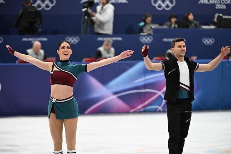Figure Skating. Olympic Winter Games Milano-Cortina 2026. Dovhal Sofia - Lulesza Wiktor. 06.02.2026