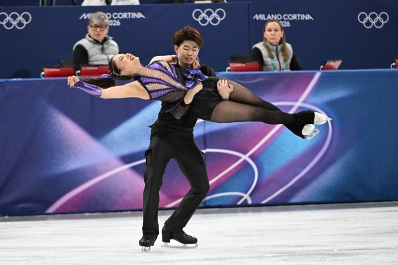 Figure Skating. Olympic Winter Games Milano-Cortina 2026. Dovhal Sofia - Lulesza Wiktor. 06.02.2026