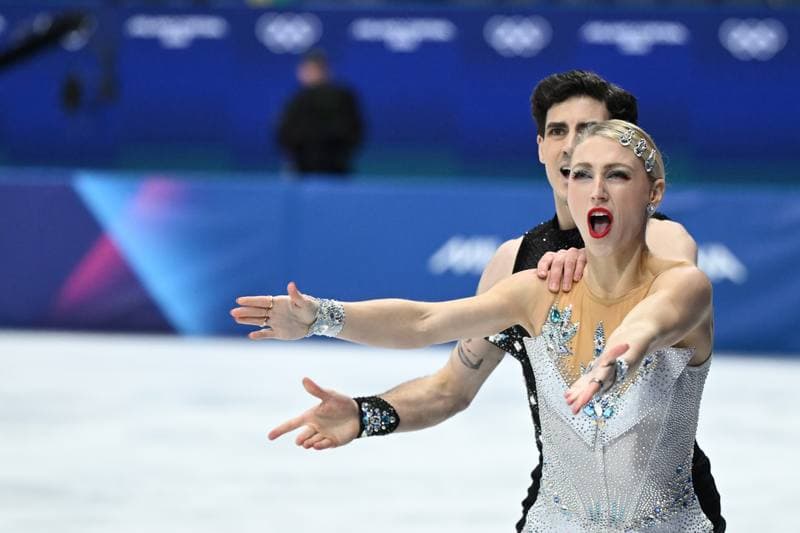 Figure Skating. Olympic Winter Games Milano-Cortina 2026. Dovhal Sofia - Lulesza Wiktor. 06.02.2026