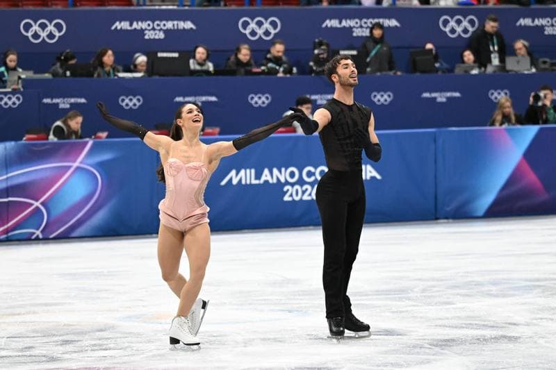 Figure Skating. Olympic Winter Games Milano-Cortina 2026. Dovhal Sofia - Lulesza Wiktor. 06.02.2026