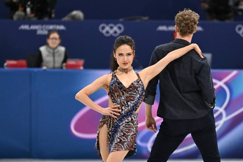 Figure Skating. Olympic Winter Games Milano-Cortina 2026. Dovhal Sofia - Lulesza Wiktor. 06.02.2026