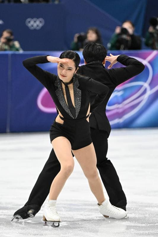 Figure Skating. Olympic Winter Games Milano-Cortina 2026. Dovhal Sofia - Lulesza Wiktor. 06.02.2026