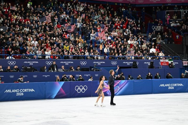 Figure Skating. Olympic Winter Games Milano-Cortina 2026. Dovhal Sofia - Lulesza Wiktor. 06.02.2026