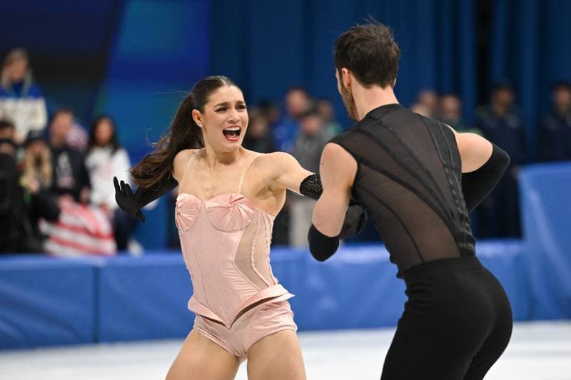 Figure Skating. Olympic Winter Games Milano-Cortina 2026. Dovhal Sofia - Lulesza Wiktor. 06.02.2026
