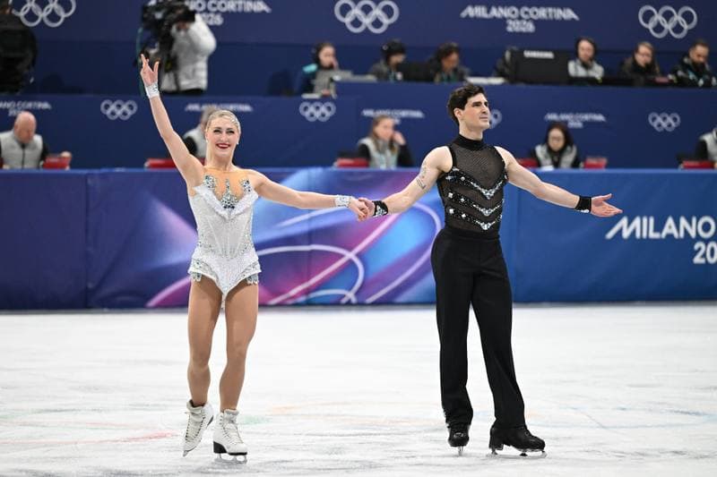Figure Skating. Olympic Winter Games Milano-Cortina 2026. Dovhal Sofia - Lulesza Wiktor. 06.02.2026