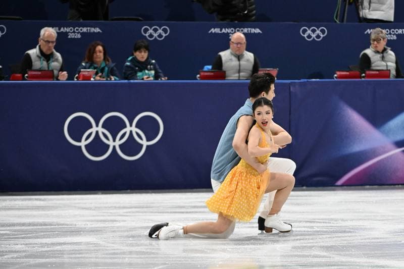 Figure Skating. Olympic Winter Games Milano-Cortina 2026. Dovhal Sofia - Lulesza Wiktor. 06.02.2026