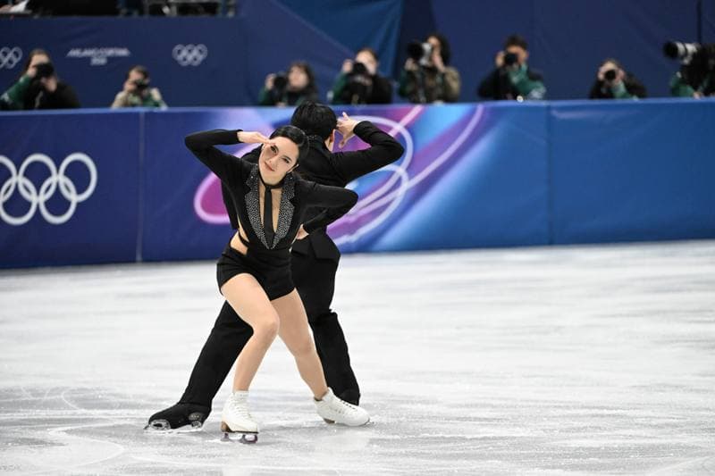 Figure Skating. Olympic Winter Games Milano-Cortina 2026. Dovhal Sofia - Lulesza Wiktor. 06.02.2026
