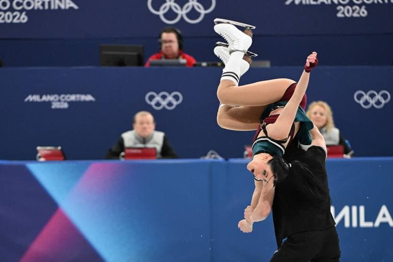 Figure Skating. Olympic Winter Games Milano-Cortina 2026. Dovhal Sofia - Lulesza Wiktor. 06.02.2026