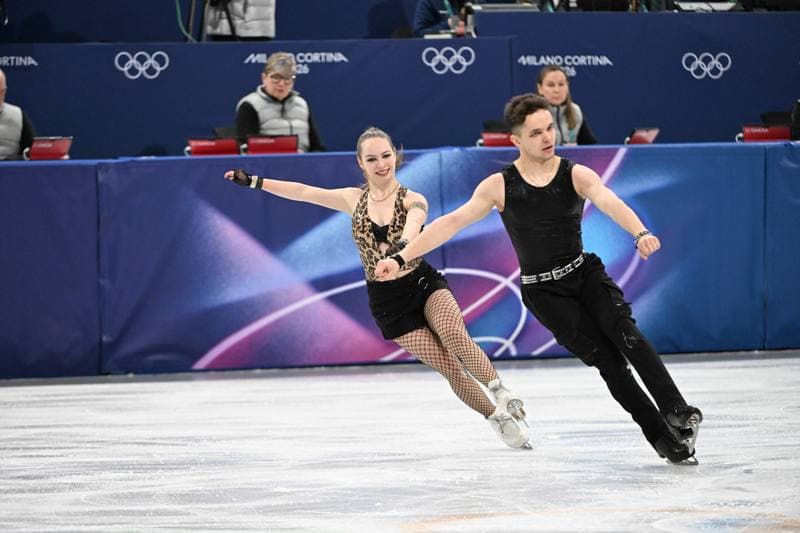Figure Skating. Olympic Winter Games Milano-Cortina 2026. Dovhal Sofia - Lulesza Wiktor. 06.02.2026