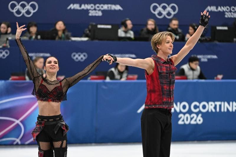 Figure Skating. Olympic Winter Games Milano-Cortina 2026. Dovhal Sofia - Lulesza Wiktor. 06.02.2026