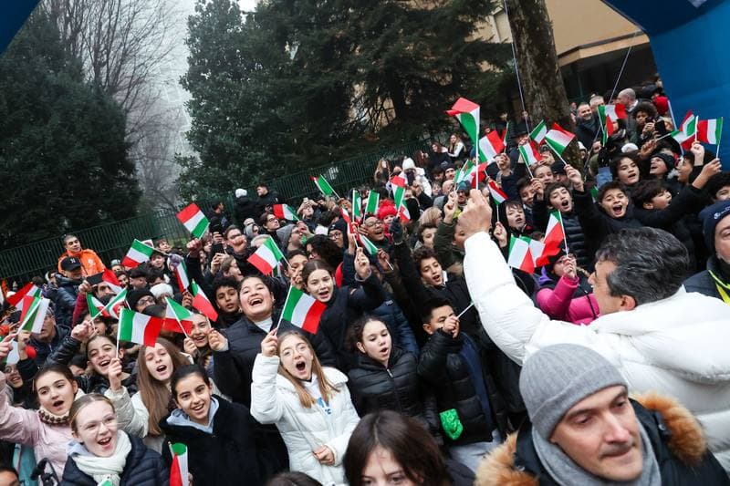Olympic Winter Games Milano-Cortina 2026. Olympic Flame Passage. 06.02.2026