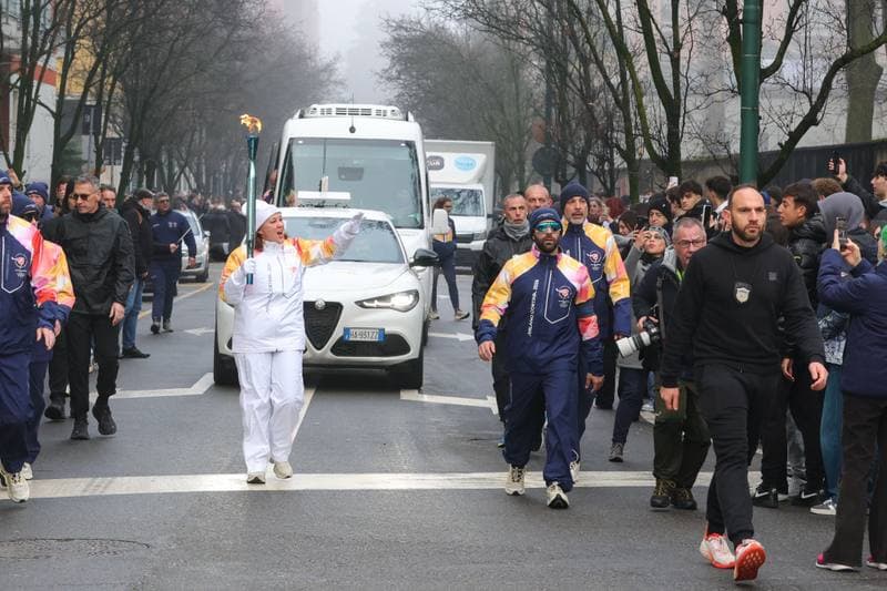 Olympic Winter Games Milano-Cortina 2026. Olympic Flame Passage. 06.02.2026