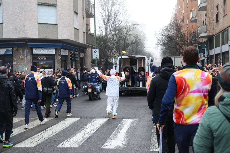 Olympic Winter Games Milano-Cortina 2026. Olympic Flame Passage. 06.02.2026