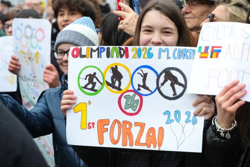 Olympic Winter Games Milano-Cortina 2026. Olympic Flame Passage. 06.02.2026