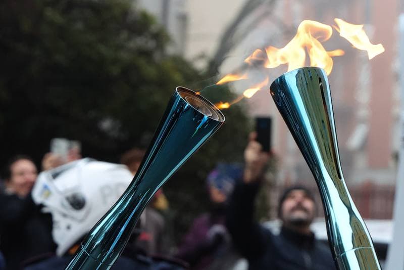 Olympic Winter Games Milano-Cortina 2026. Olympic Flame Passage. 06.02.2026