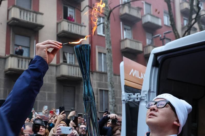 Olympic Winter Games Milano-Cortina 2026. Olympic Flame Passage. 06.02.2026