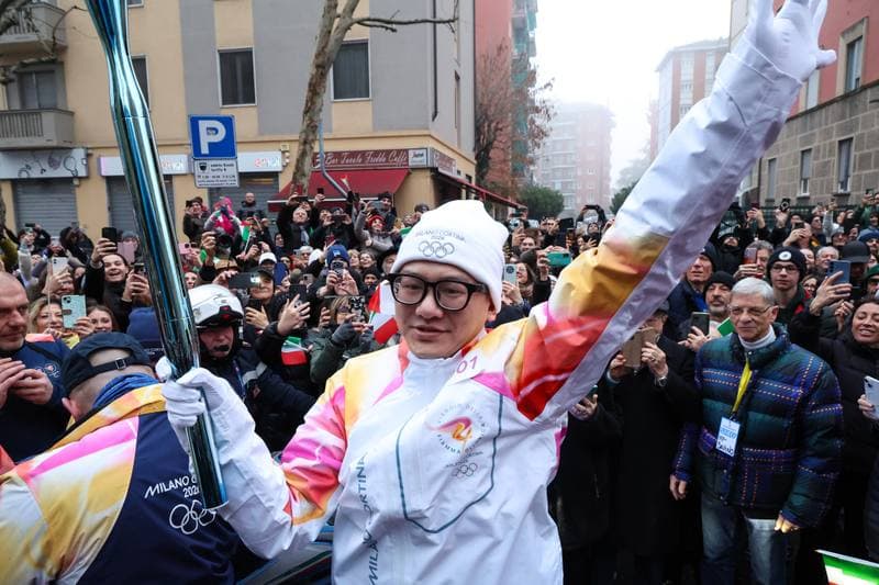 Olympic Winter Games Milano-Cortina 2026. Olympic Flame Passage. 06.02.2026
