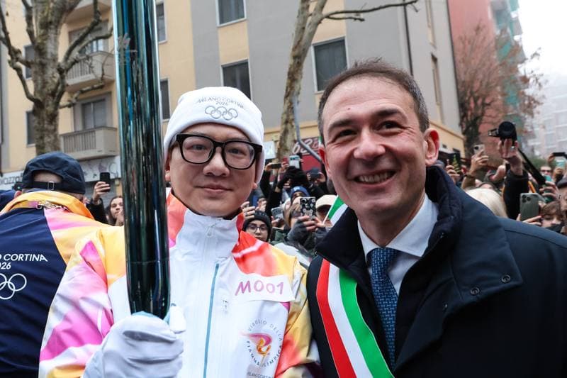 Olympic Winter Games Milano-Cortina 2026. Olympic Flame Passage. 06.02.2026