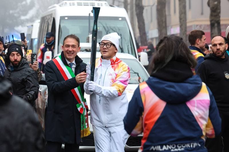 Olympic Winter Games Milano-Cortina 2026. Olympic Flame Passage. 06.02.2026